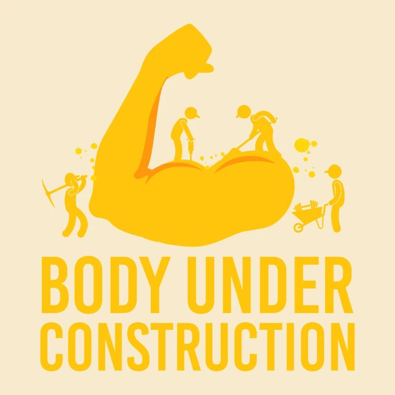 Bodybuilder Body Under Construction - Geschenkidee