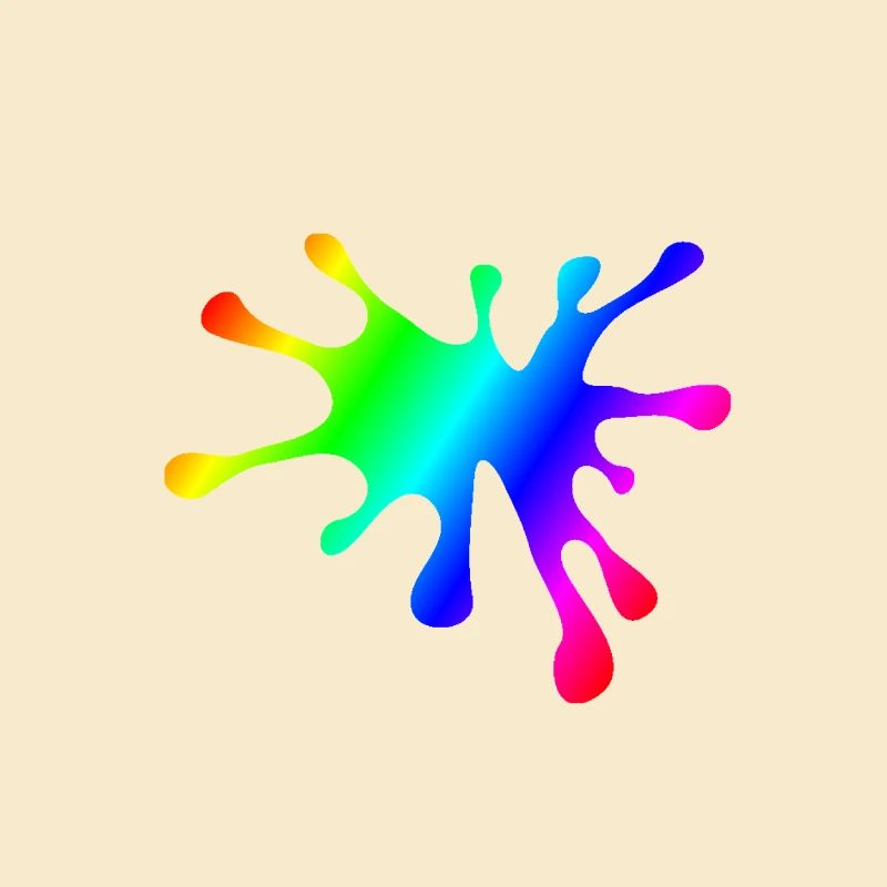 Farbklecks | Farbe Maler Geschenkidee