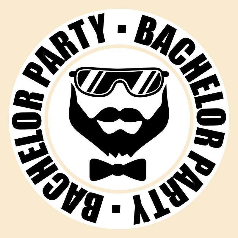 bachelor party stamp circle ring team bache