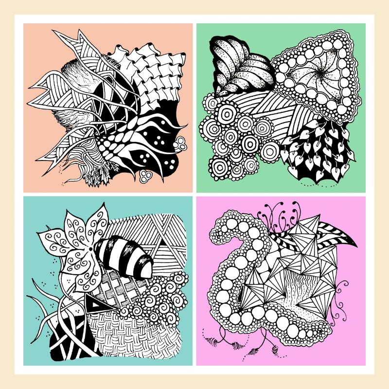 Zentangle-Muster patterncontest