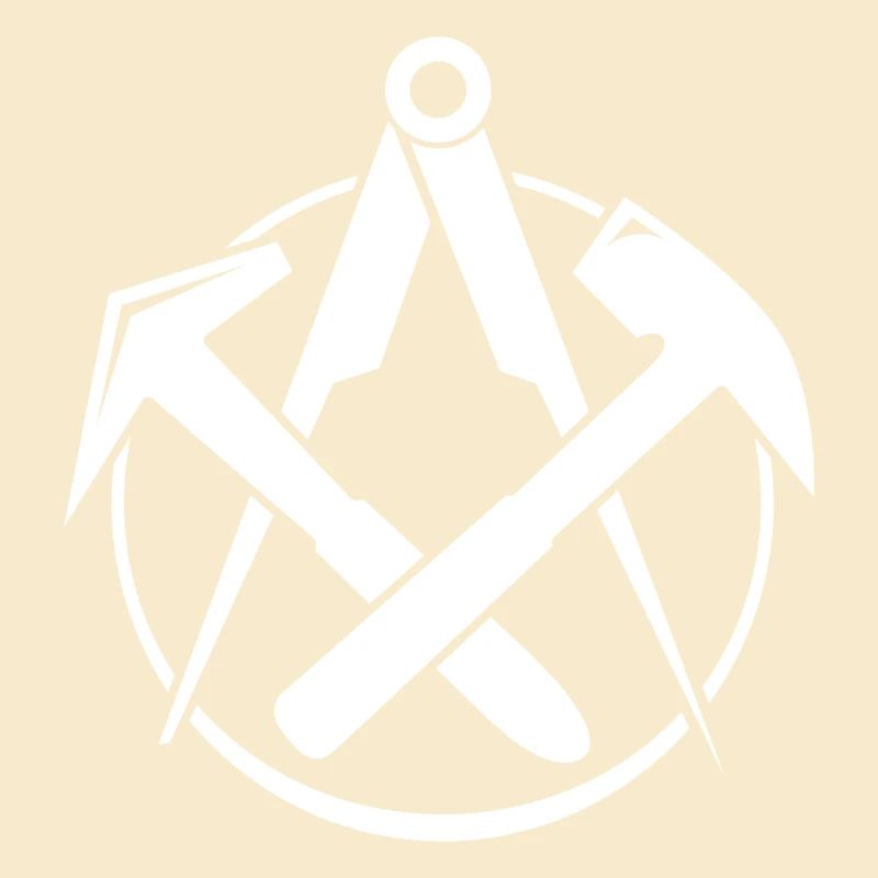 Dachdecker-Logo - Weiss