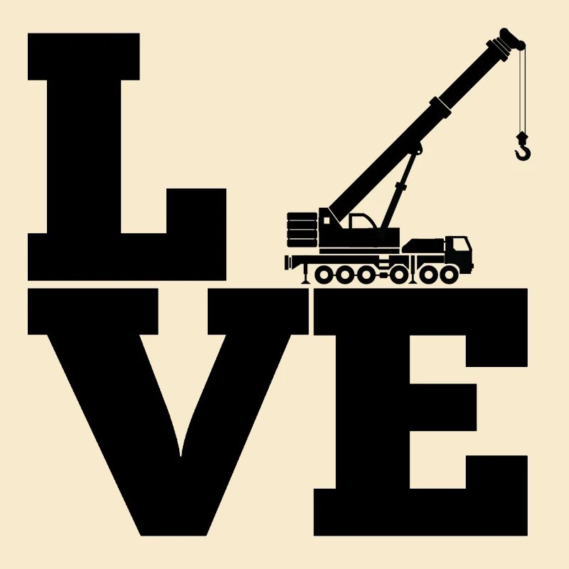 Crane Construction Crane Construction Machine Vehicle Work Gift