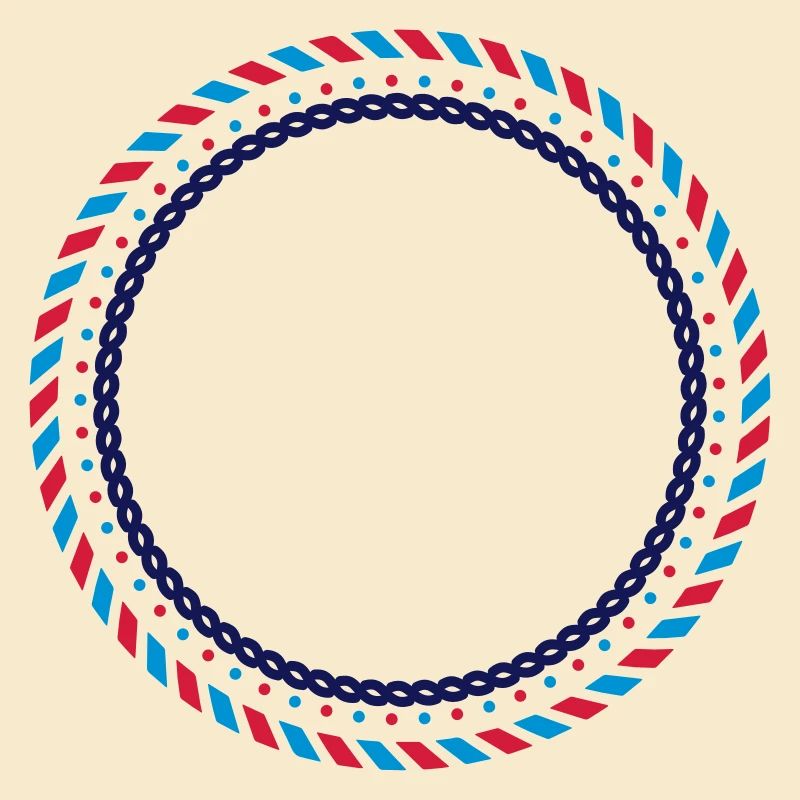A round frame