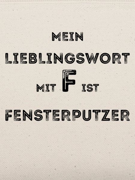 Fensterputzer Putzmann putzen lustig Geschenk