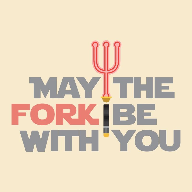 Developer May the Fork Be With You Geschenk idéee