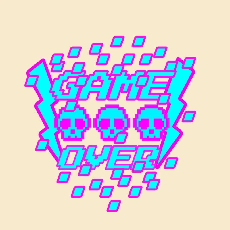 Game Over Pixel