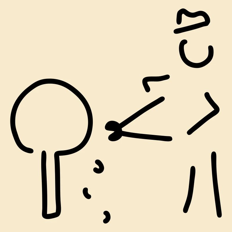 gärtner mit buchsbaum