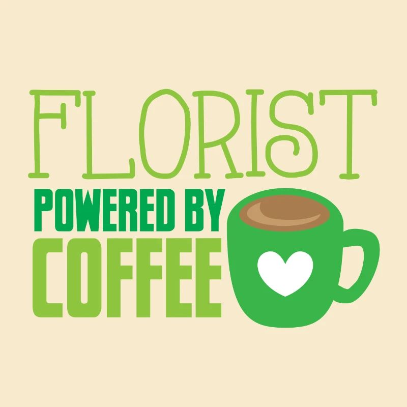 Blumengeschäft mit Kaffee