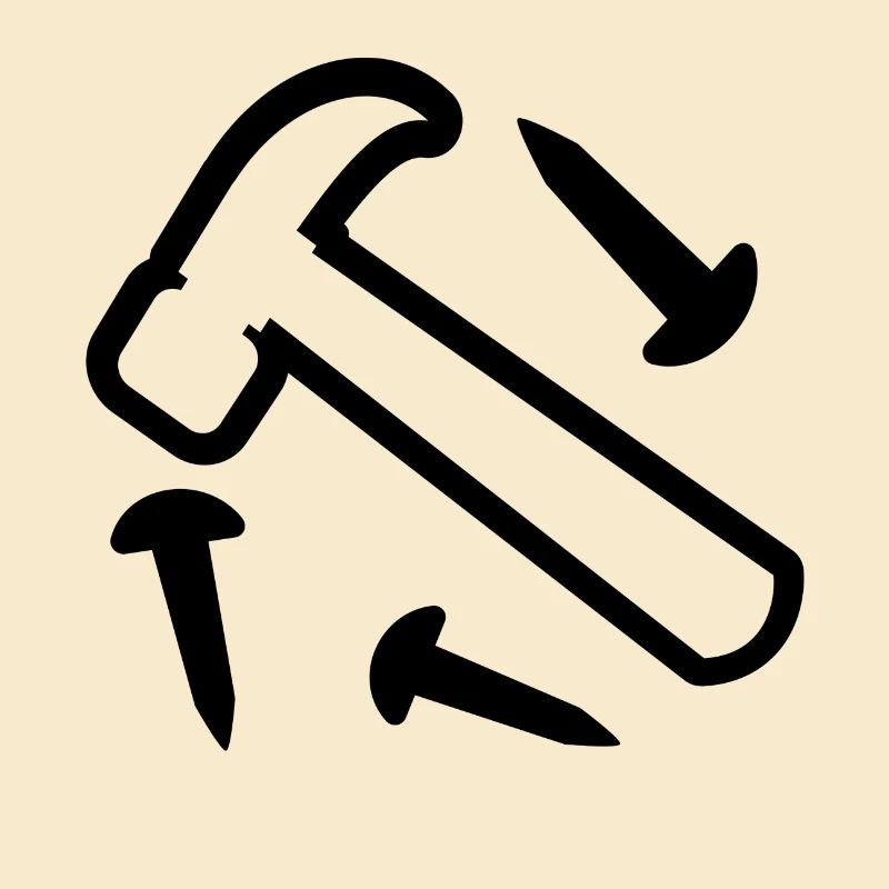 Hammer und Nagel