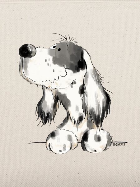Englischer Setter I Hunde Comic Geschenk