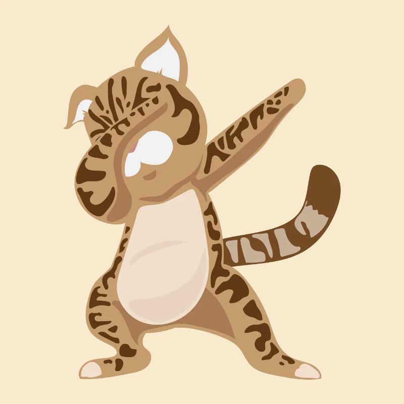 Idée de cadeau de chat Bengal Dabbing Cat