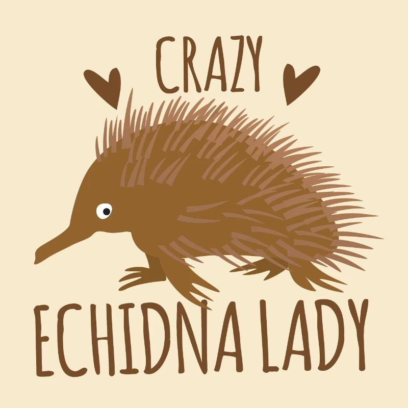 Verrückte Echidna Lady