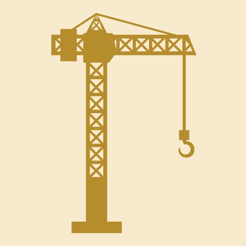 Crane construction site