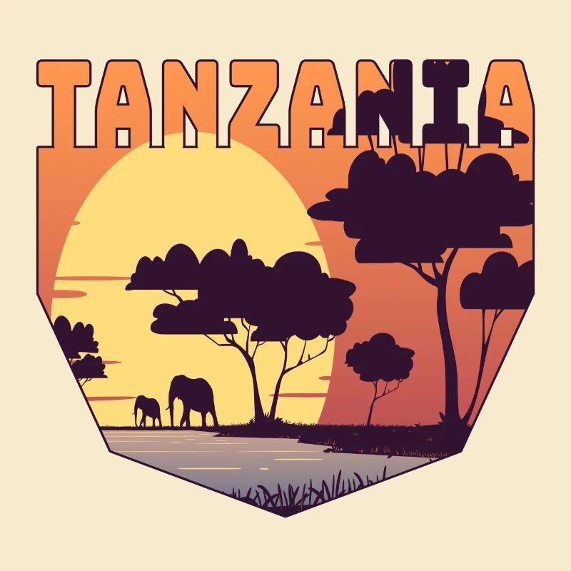 Conception de safari en Tanzanie avec des éléphants