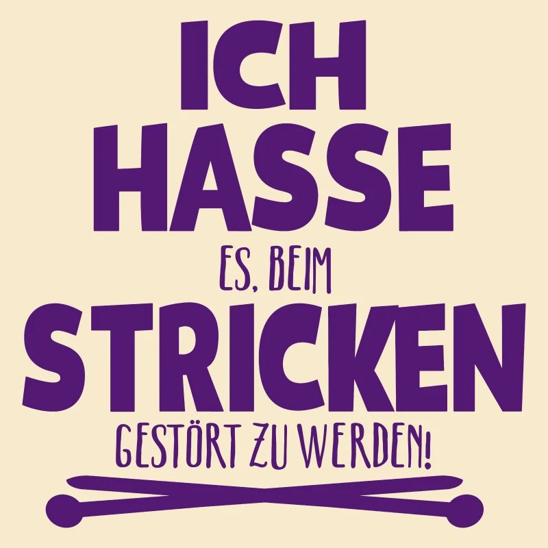 Ich hasse es, beim Stricken gestört zu werden