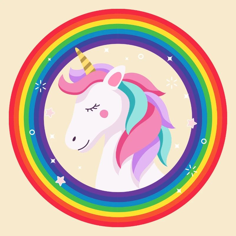 Regenbogen-Einhorn