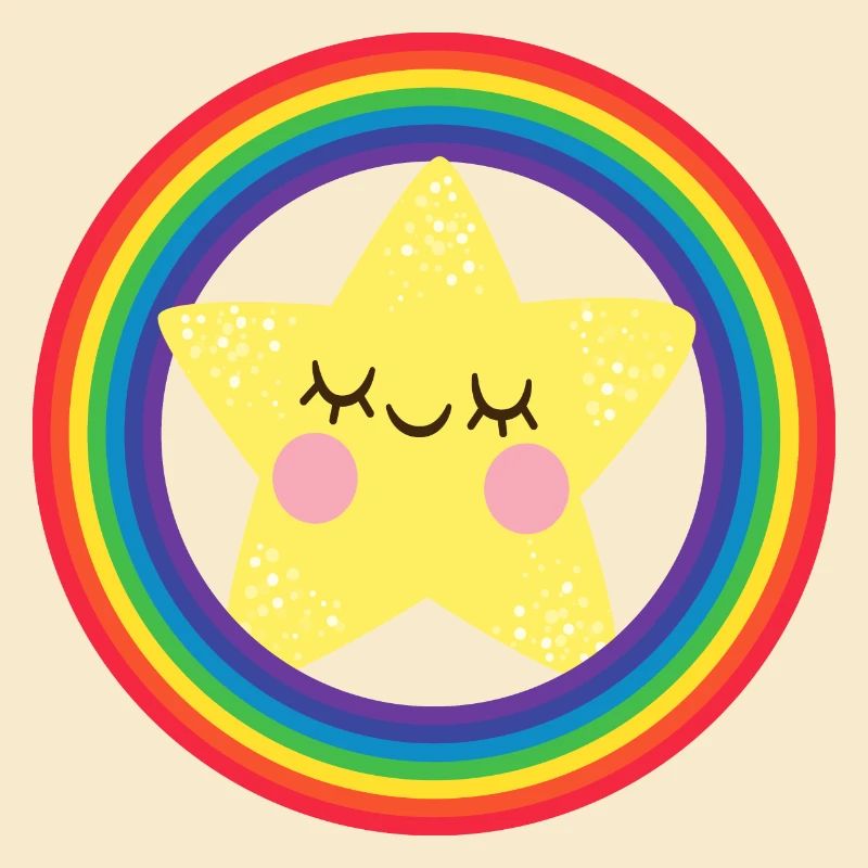 Rainbow star