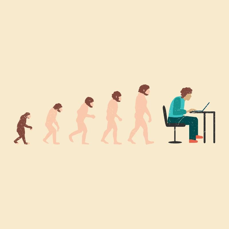 Evolution Developer Programmer Geschenkidee