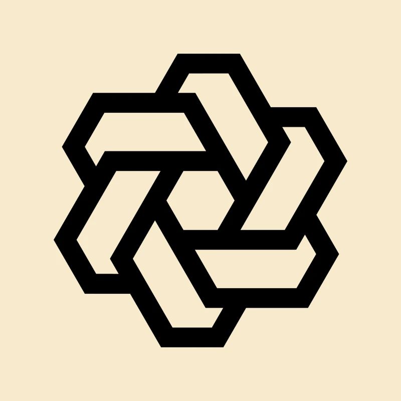 Logo cercle hexagonal