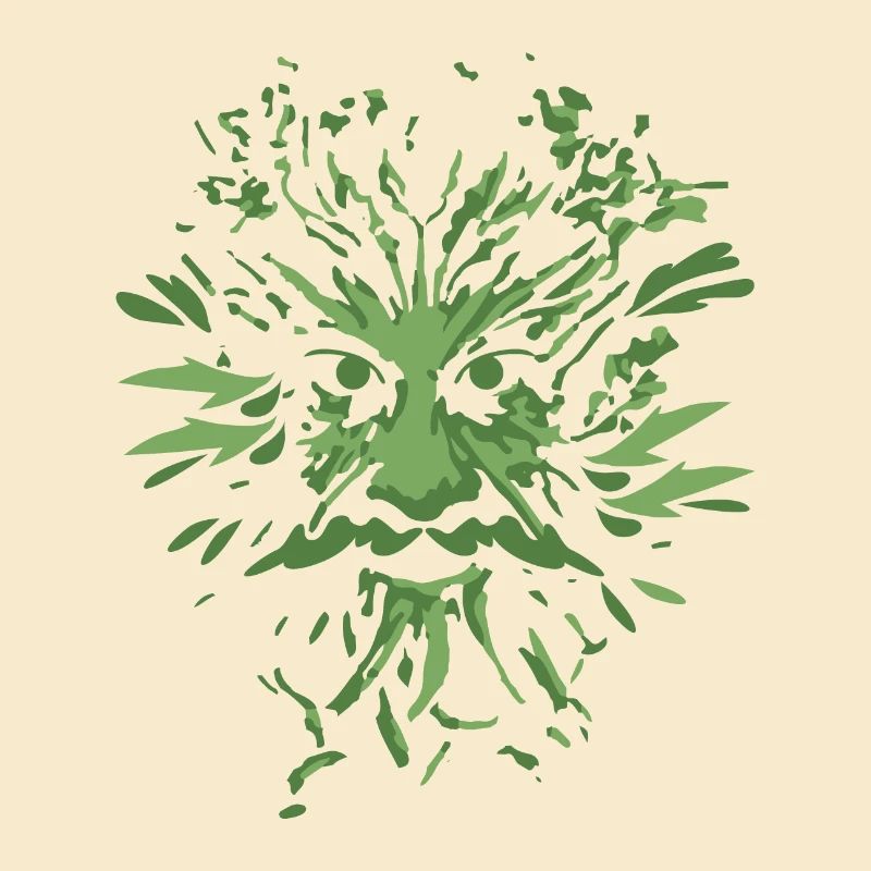 Celtic symbols Green man gift idea