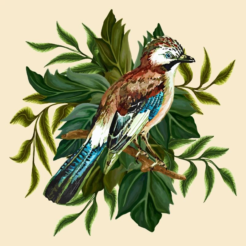 Bunter Vogel