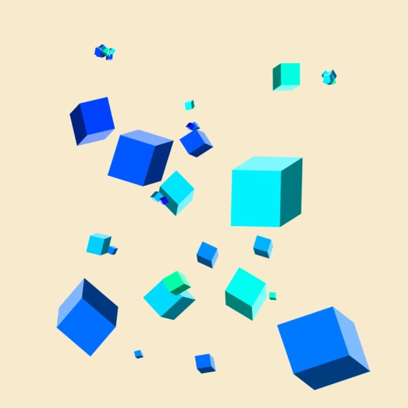 3D cubes