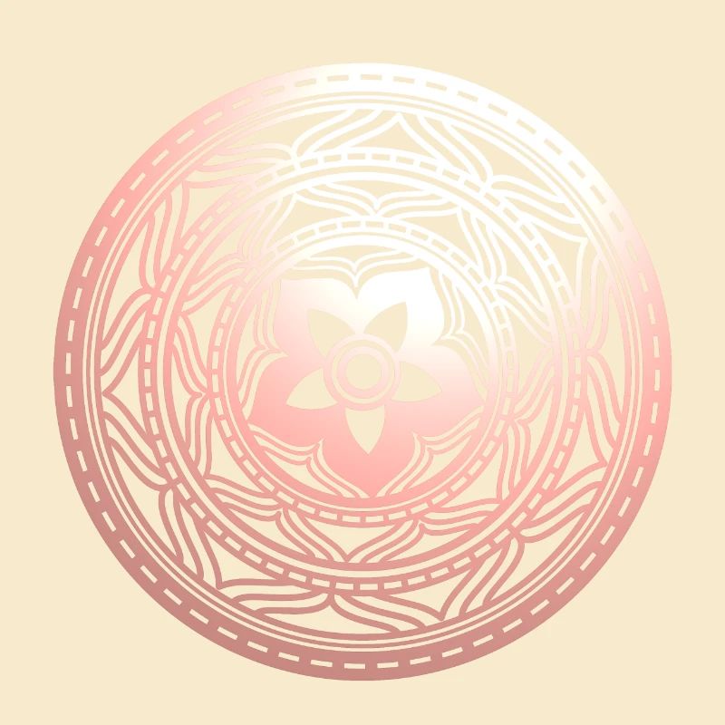 Pastel Floral Mandala Pattern