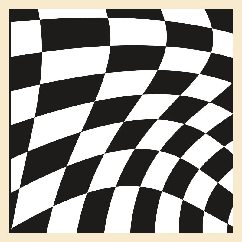 Optical illusion pattern shapes geometry gift