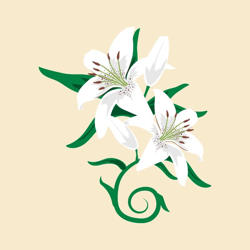 Lily flower tattoo gift idea