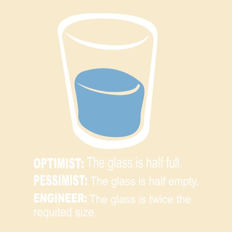 Optimist pessimist engineer