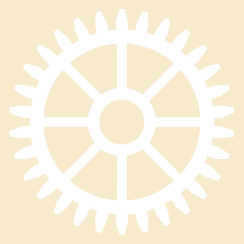 Modèle de conception de vecteur d'engrenage - COULEUR CHANGEABLE