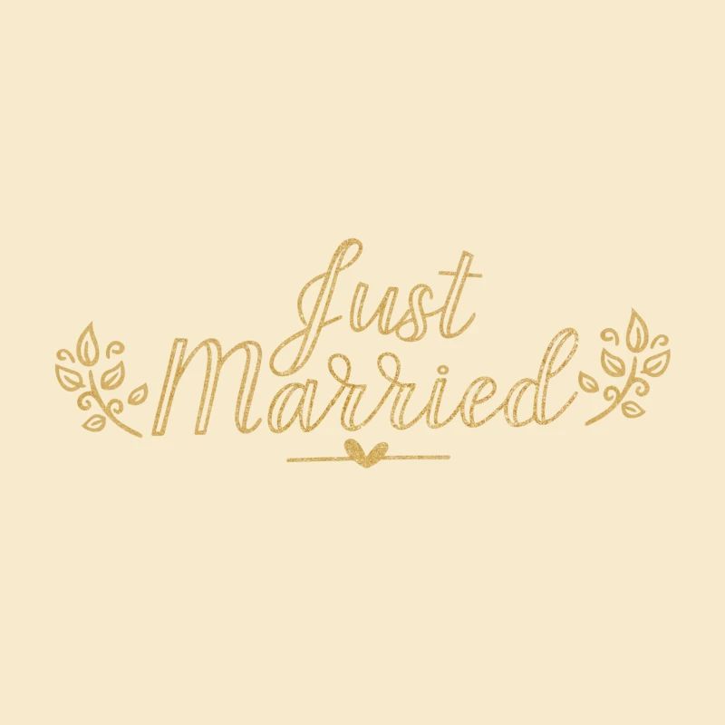 Just Married Hochzeit Ehefrau Verheiratet Geschenk