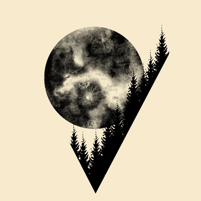 Geometry Type Landscape Moon Forest v1