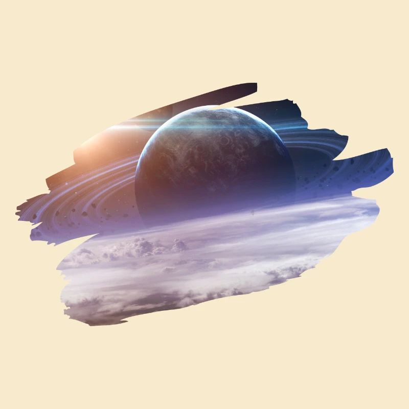 planète dans l'espace space