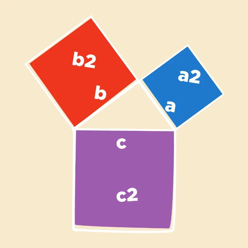 Pythagorean theorem triangle math lover poison