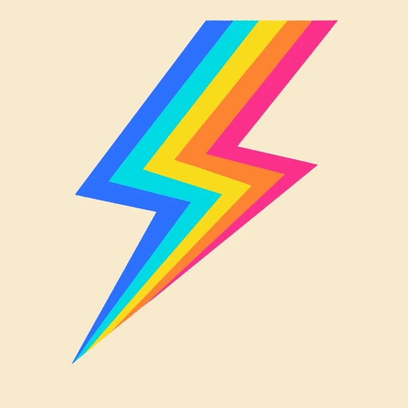 Regenbogenblitz