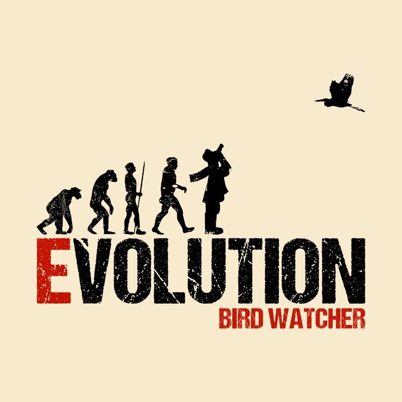Bird Watcher Bird Watch Evolution Funny