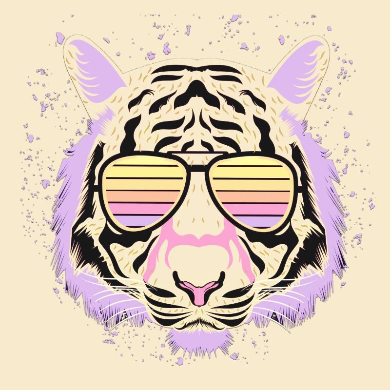 Tiger Psychedelic Eyewear Style
