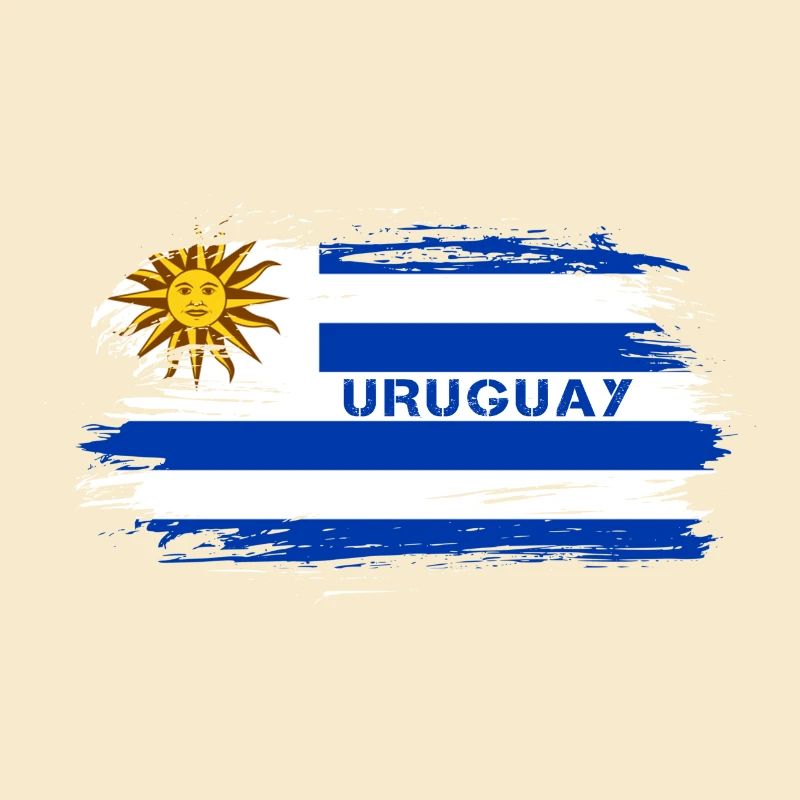 Uruguay Flaggen Design / Geschenkidee