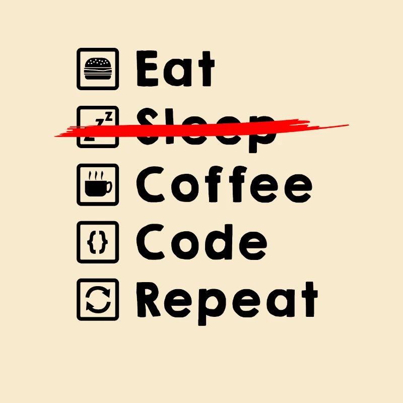 Eat Coffee Code Repeat