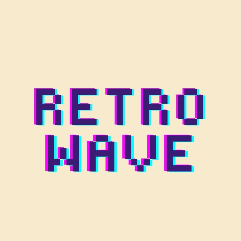 Disco numérique Retro Wave Vintage Style Funky