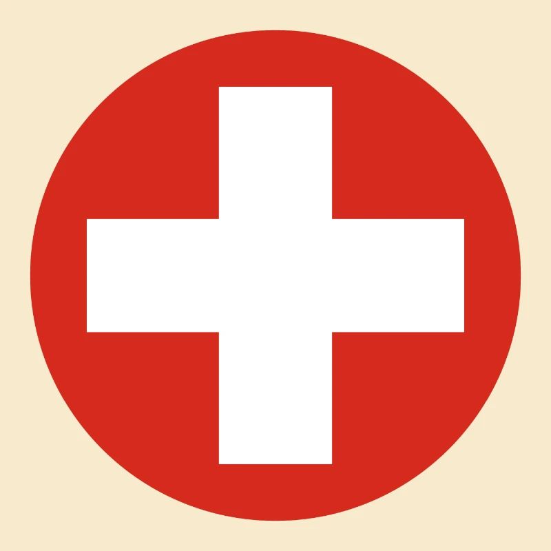 Aufkleber Luftwaffe Roundel der Schweiz Schweiz