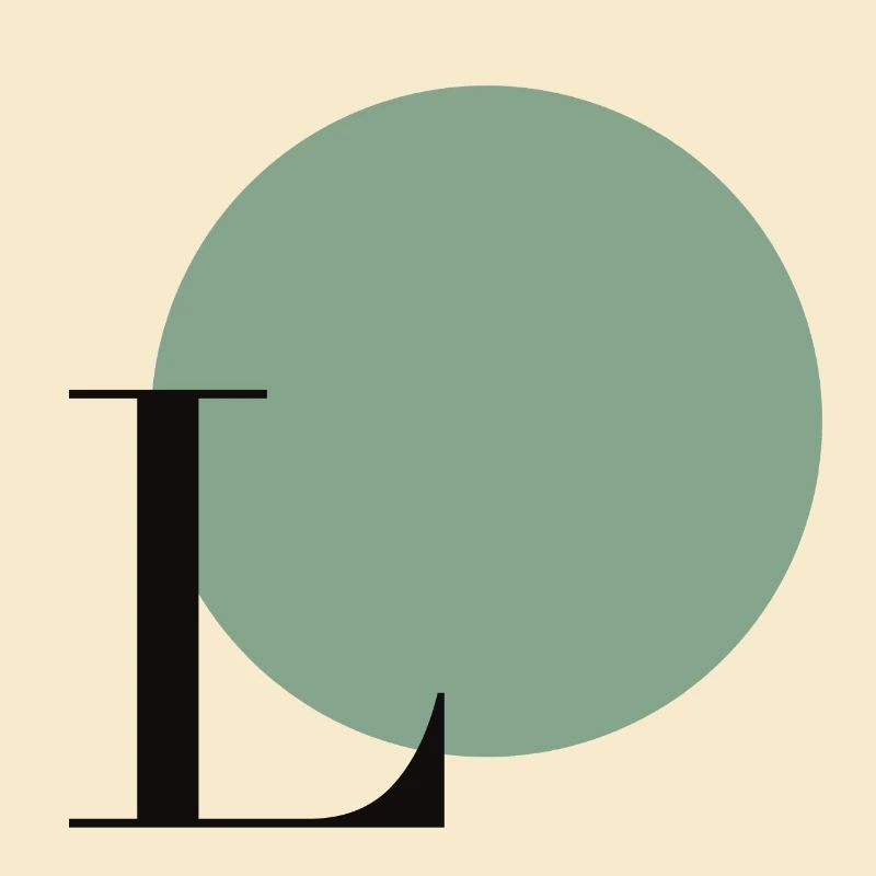 Buchstabe L mit Kreis