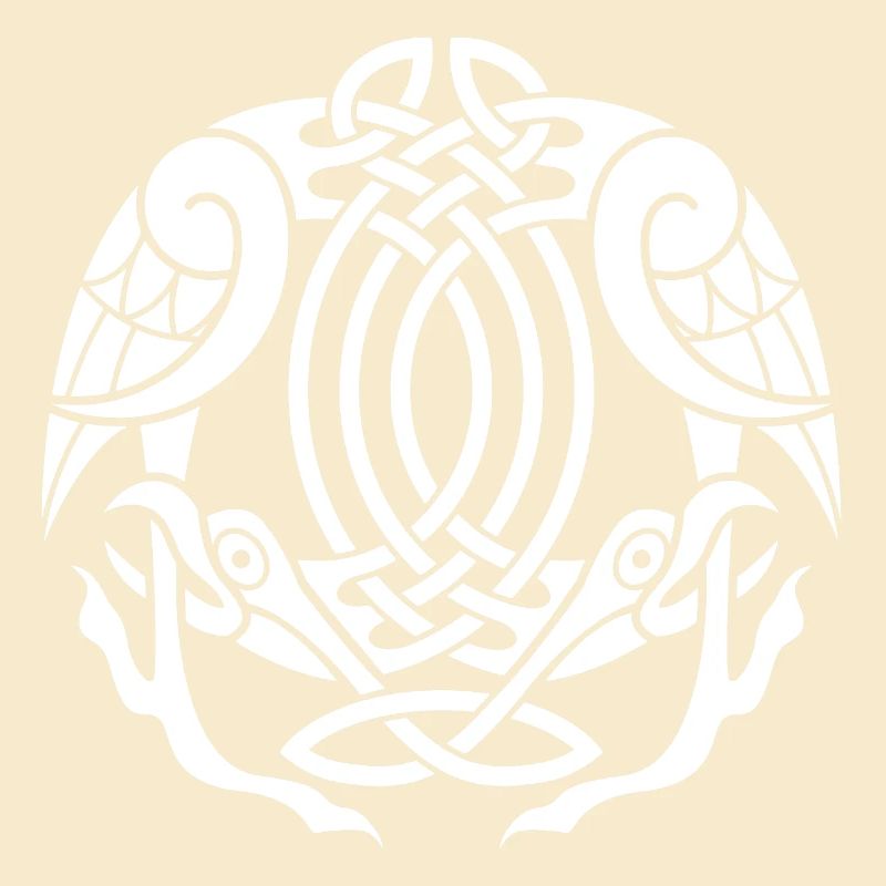Aigle celte blanc