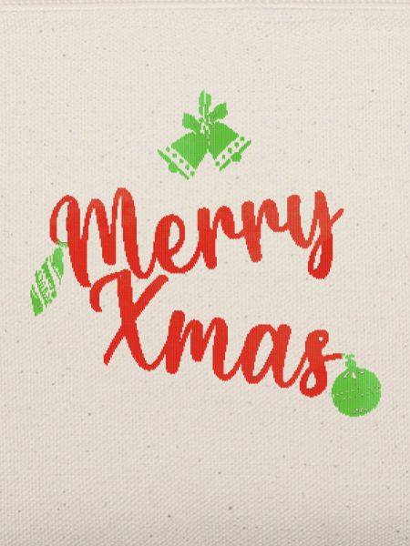 Fröhlicher Weihnachtspullover grün und rot