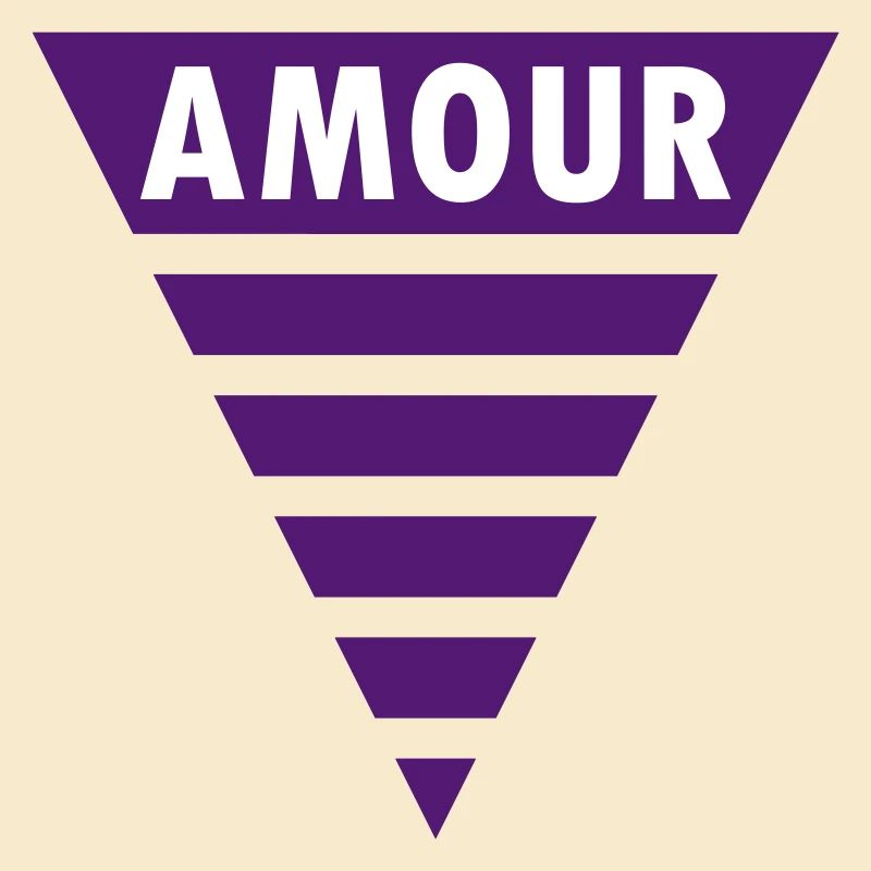 Amour dans le triangle (triangle divisé)
