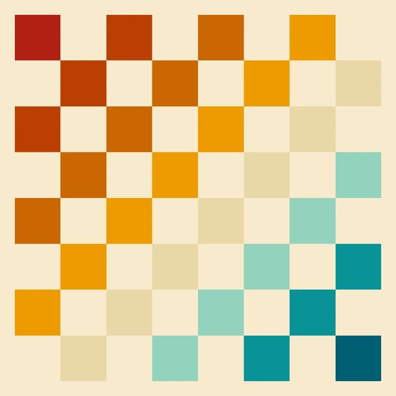 Retro-Schachbrett