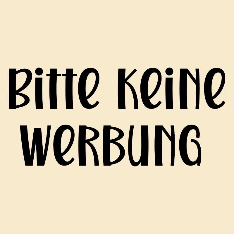 Bitte keine Werbung