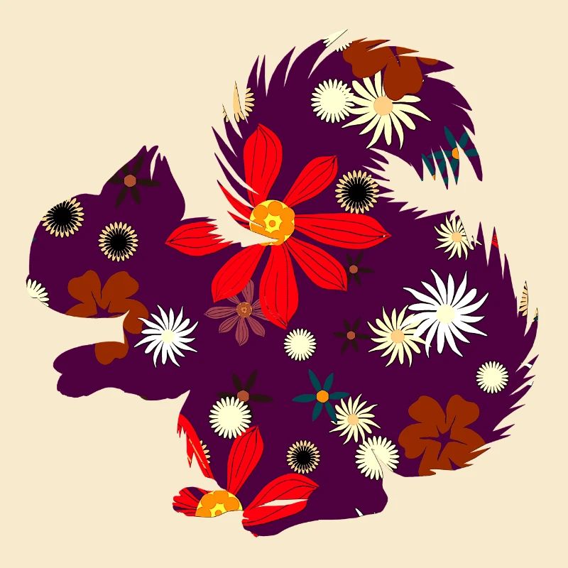 Herbstoutfit freizeit, eichhörnchchen design