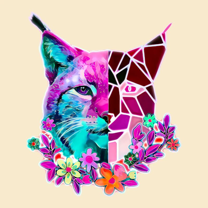 Luchs Katze Sommer Farben